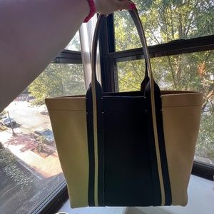 Rothy’s The Essential Tote in Camel & Black